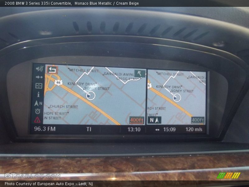 Monaco Blue Metallic / Cream Beige 2008 BMW 3 Series 335i Convertible