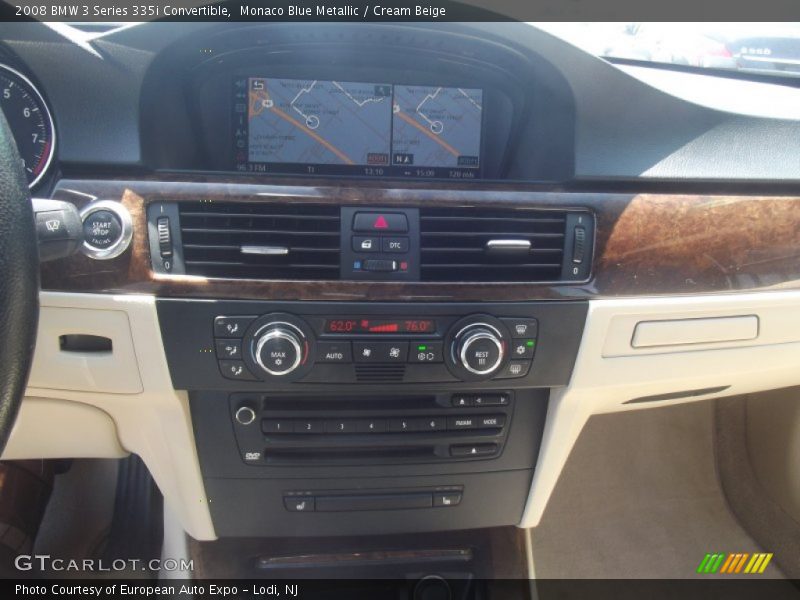 Monaco Blue Metallic / Cream Beige 2008 BMW 3 Series 335i Convertible