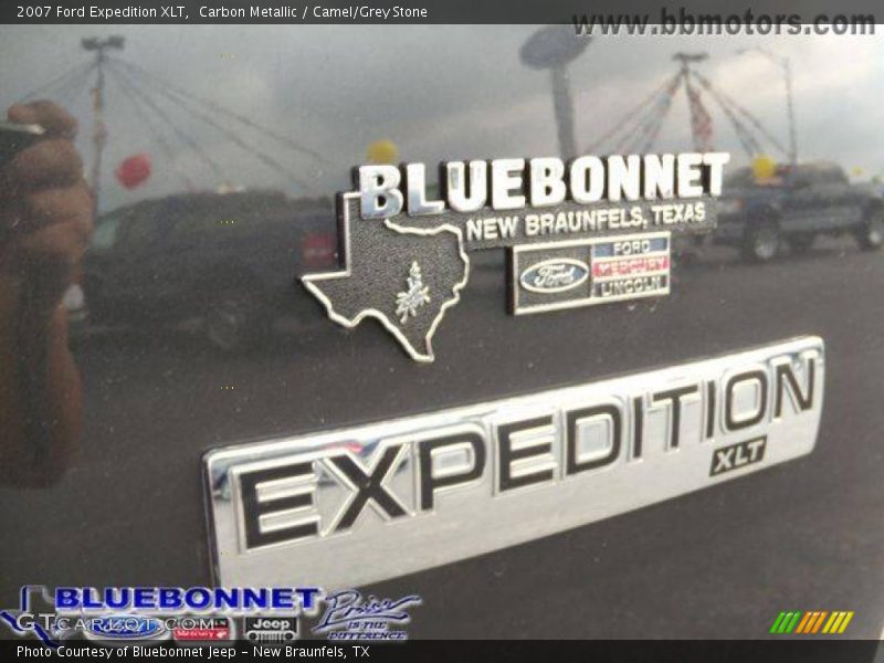 Carbon Metallic / Camel/Grey Stone 2007 Ford Expedition XLT