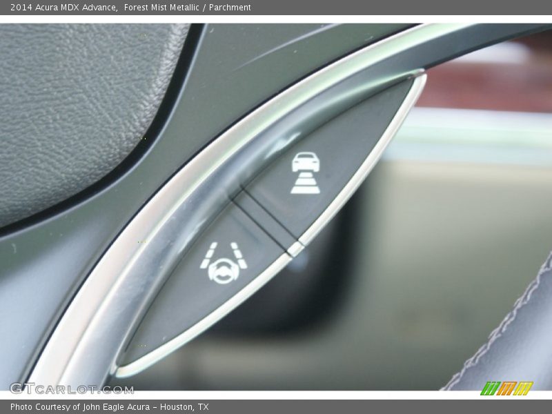 Forest Mist Metallic / Parchment 2014 Acura MDX Advance