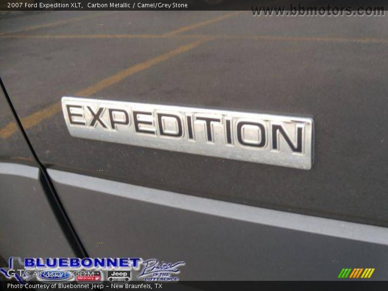 Carbon Metallic / Camel/Grey Stone 2007 Ford Expedition XLT