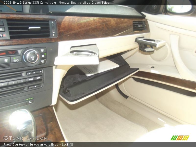 Monaco Blue Metallic / Cream Beige 2008 BMW 3 Series 335i Convertible