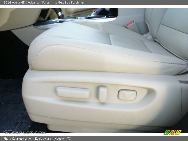 Forest Mist Metallic / Parchment 2014 Acura MDX Advance