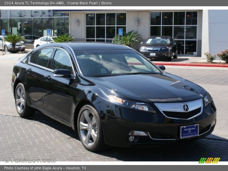Crystal Black Pearl / Ebony 2014 Acura TL Technology SH-AWD