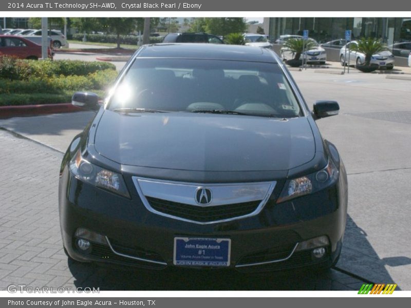 Crystal Black Pearl / Ebony 2014 Acura TL Technology SH-AWD