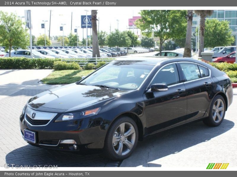Crystal Black Pearl / Ebony 2014 Acura TL Technology SH-AWD