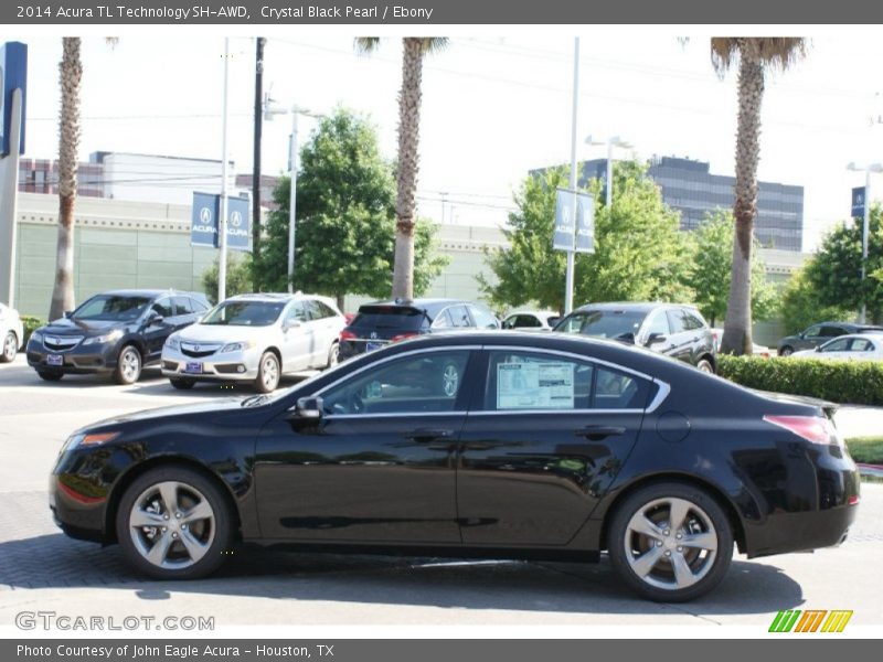 Crystal Black Pearl / Ebony 2014 Acura TL Technology SH-AWD