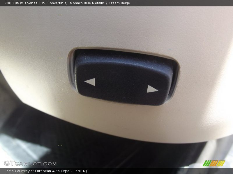 Monaco Blue Metallic / Cream Beige 2008 BMW 3 Series 335i Convertible