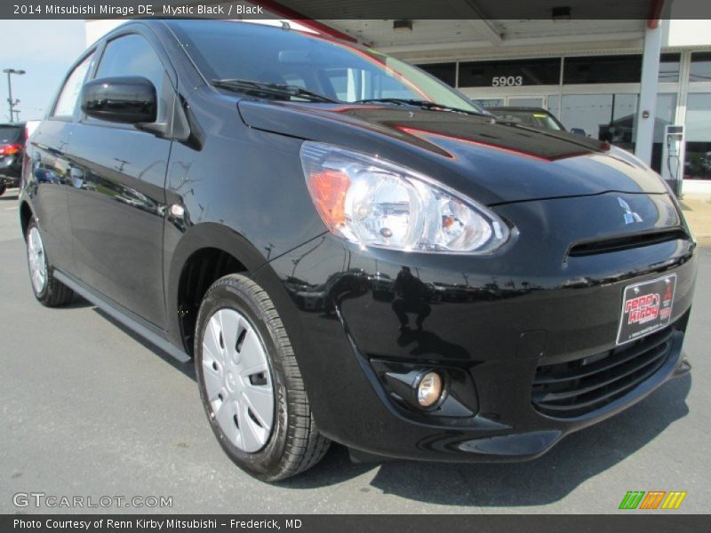 Mystic Black / Black 2014 Mitsubishi Mirage DE