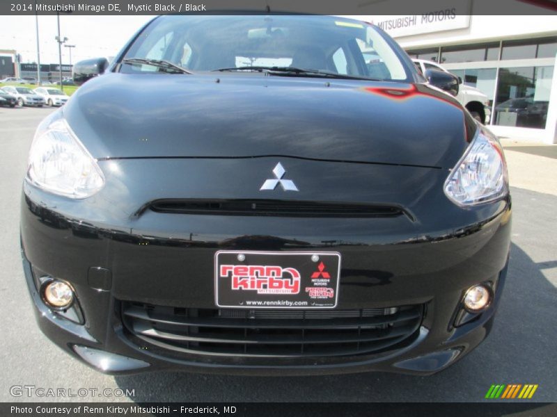 Mystic Black / Black 2014 Mitsubishi Mirage DE