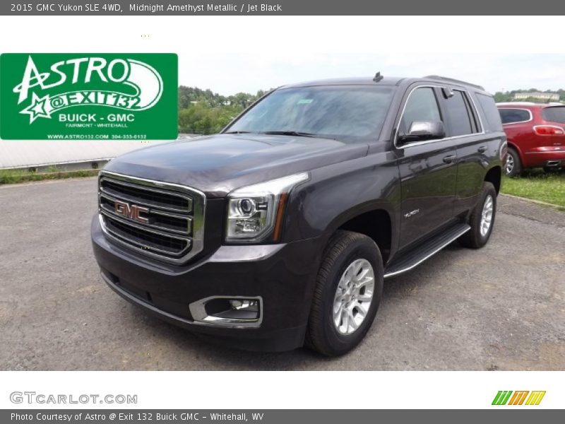 Midnight Amethyst Metallic / Jet Black 2015 GMC Yukon SLE 4WD