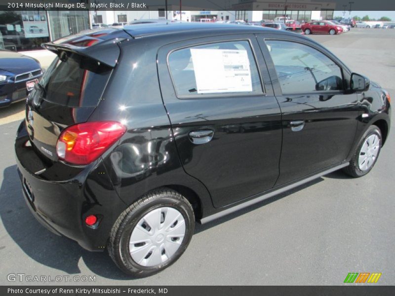 Mystic Black / Black 2014 Mitsubishi Mirage DE