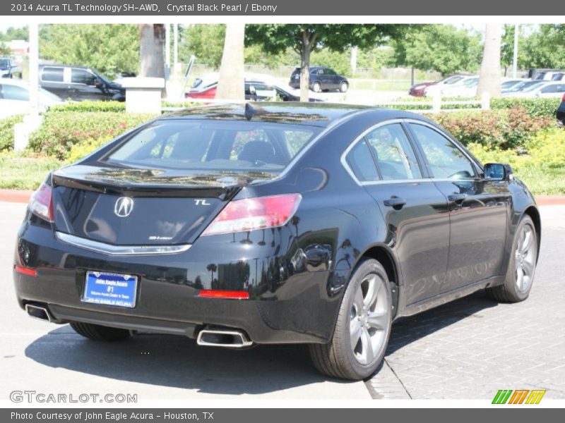 Crystal Black Pearl / Ebony 2014 Acura TL Technology SH-AWD