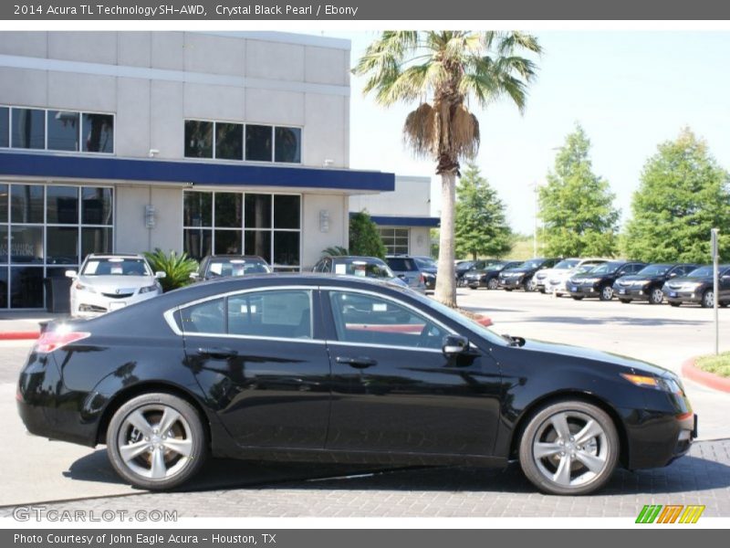 Crystal Black Pearl / Ebony 2014 Acura TL Technology SH-AWD