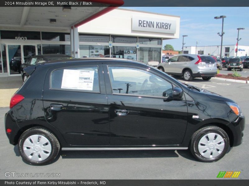 Mystic Black / Black 2014 Mitsubishi Mirage DE