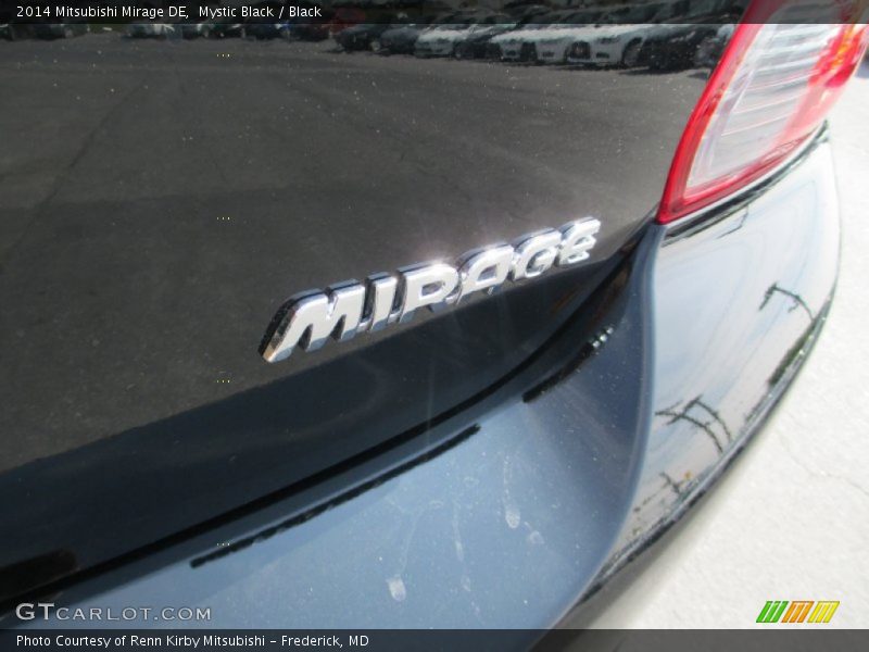 Mystic Black / Black 2014 Mitsubishi Mirage DE