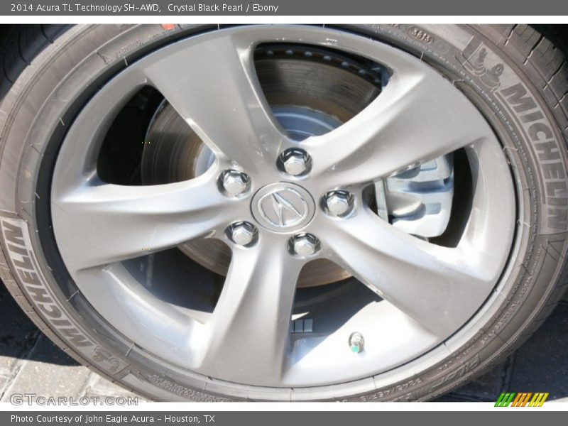 Crystal Black Pearl / Ebony 2014 Acura TL Technology SH-AWD