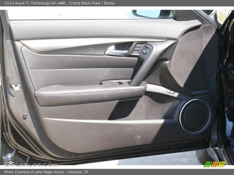 Crystal Black Pearl / Ebony 2014 Acura TL Technology SH-AWD