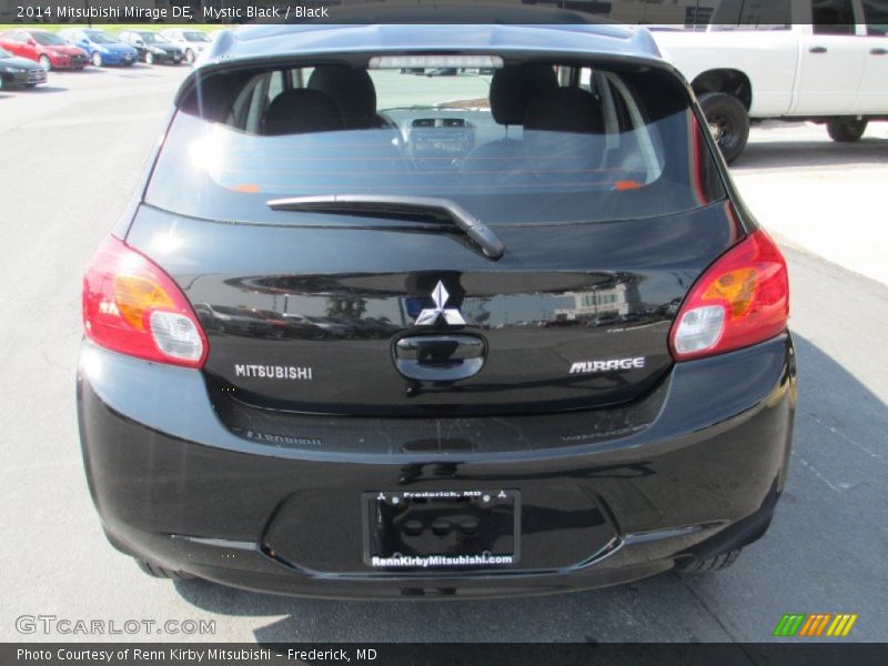 Mystic Black / Black 2014 Mitsubishi Mirage DE