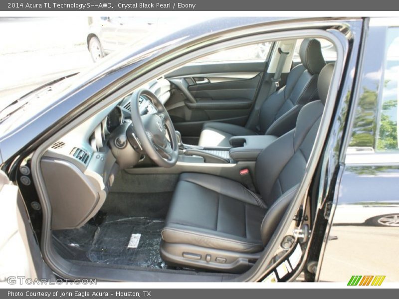 Crystal Black Pearl / Ebony 2014 Acura TL Technology SH-AWD