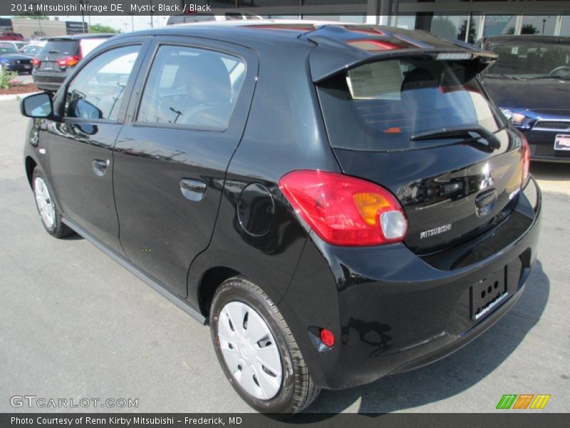 Mystic Black / Black 2014 Mitsubishi Mirage DE