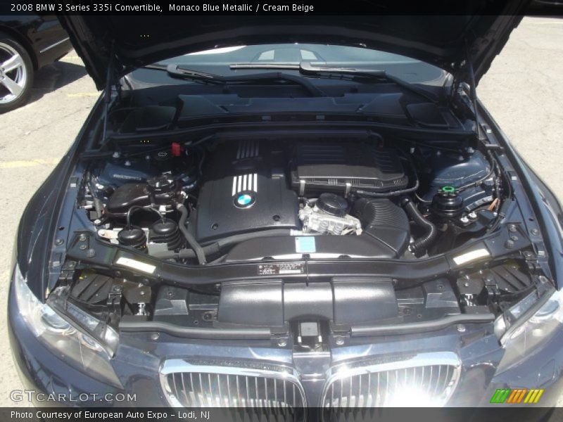 Monaco Blue Metallic / Cream Beige 2008 BMW 3 Series 335i Convertible