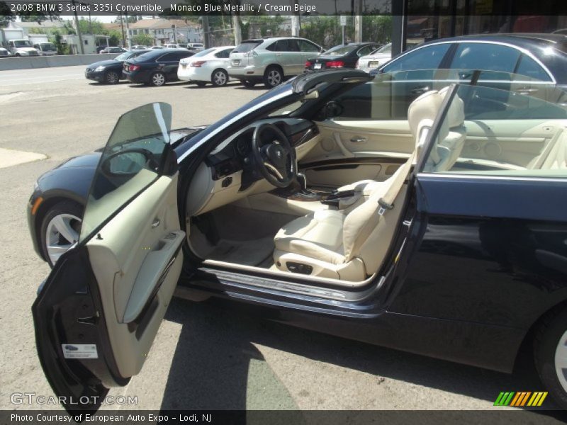 Monaco Blue Metallic / Cream Beige 2008 BMW 3 Series 335i Convertible