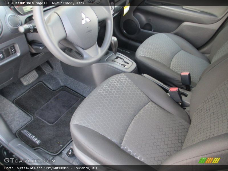 Mystic Black / Black 2014 Mitsubishi Mirage DE