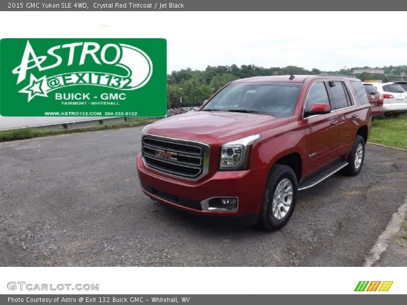 Crystal Red Tintcoat / Jet Black 2015 GMC Yukon SLE 4WD