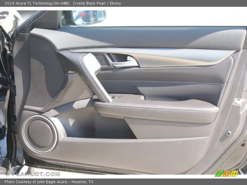 Crystal Black Pearl / Ebony 2014 Acura TL Technology SH-AWD