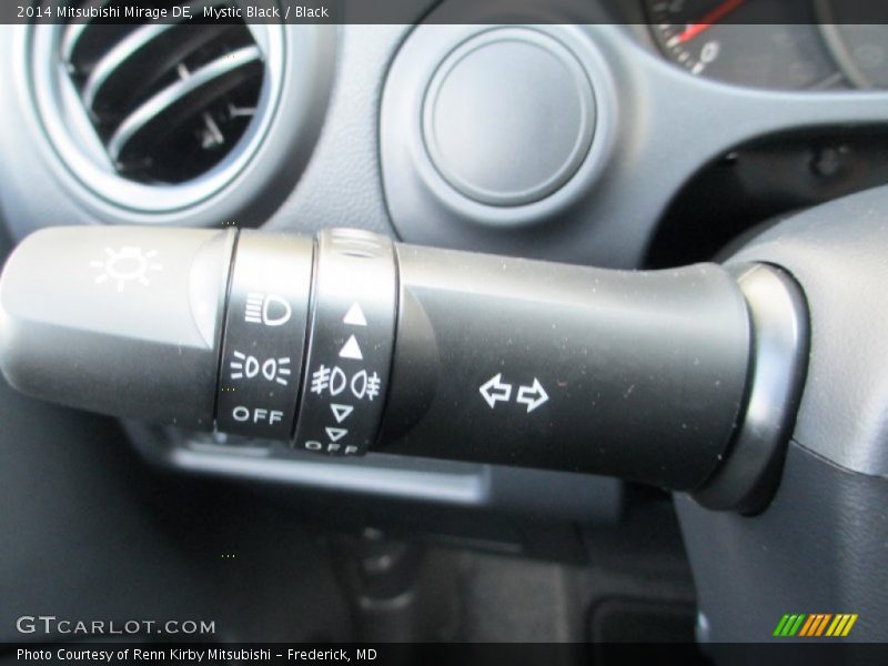 Mystic Black / Black 2014 Mitsubishi Mirage DE