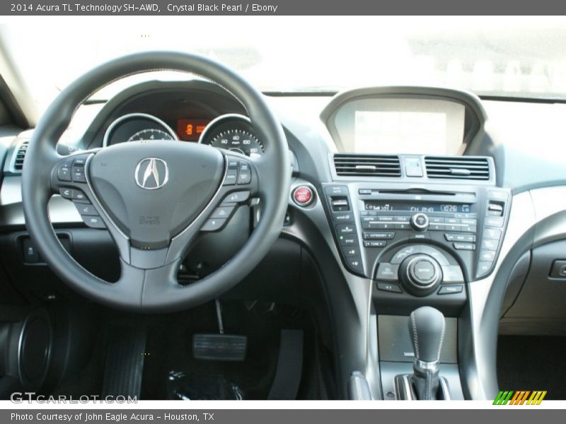 Crystal Black Pearl / Ebony 2014 Acura TL Technology SH-AWD