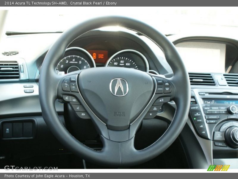 Crystal Black Pearl / Ebony 2014 Acura TL Technology SH-AWD
