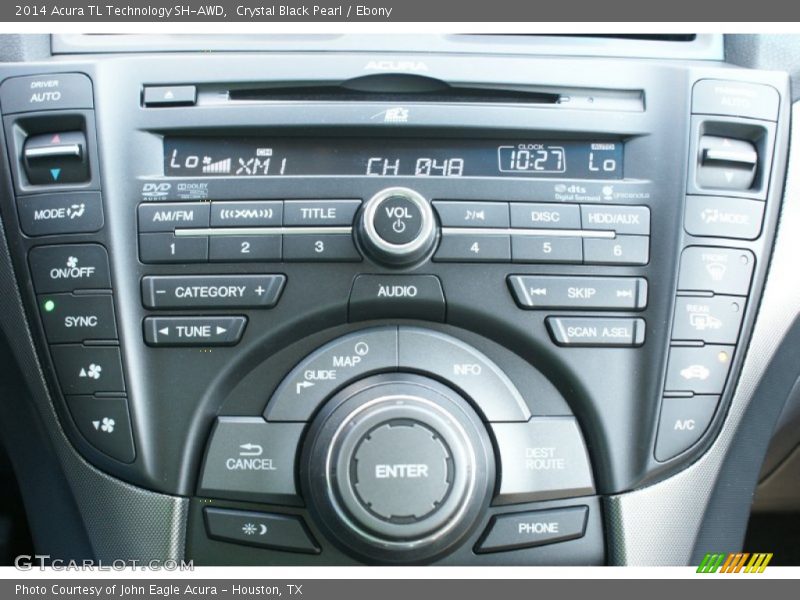 Crystal Black Pearl / Ebony 2014 Acura TL Technology SH-AWD