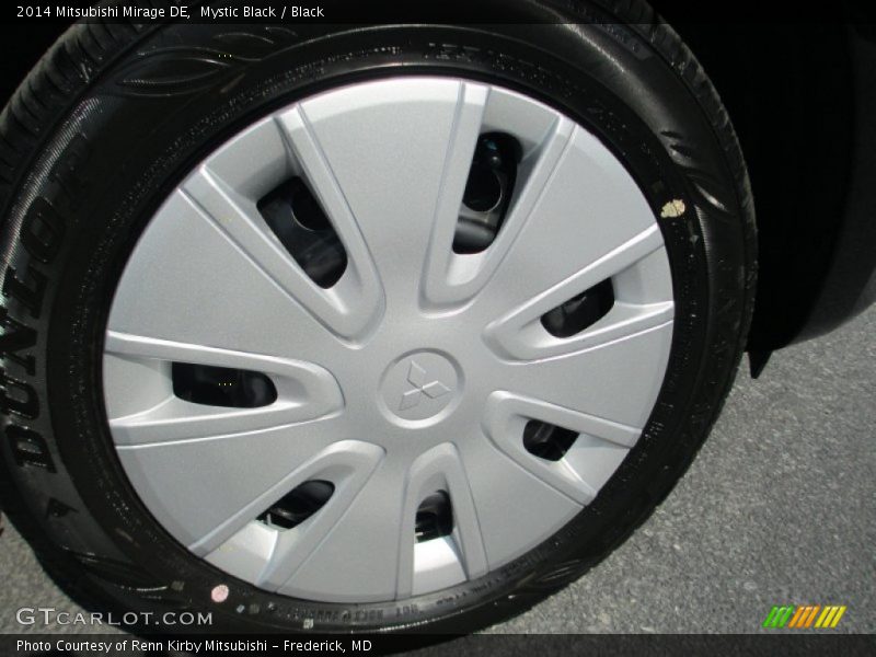 Mystic Black / Black 2014 Mitsubishi Mirage DE