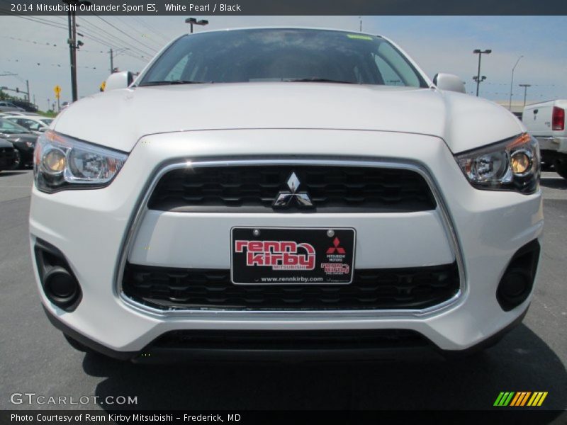 White Pearl / Black 2014 Mitsubishi Outlander Sport ES