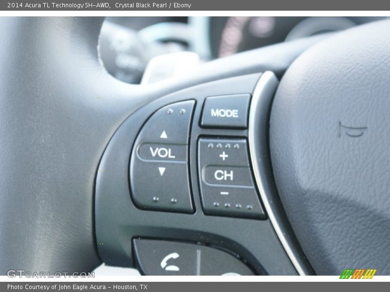 Crystal Black Pearl / Ebony 2014 Acura TL Technology SH-AWD