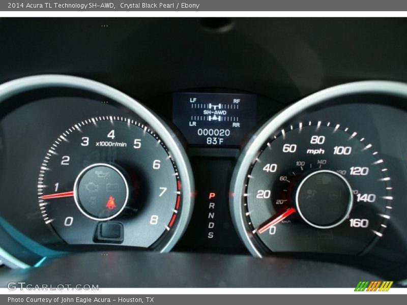 Crystal Black Pearl / Ebony 2014 Acura TL Technology SH-AWD