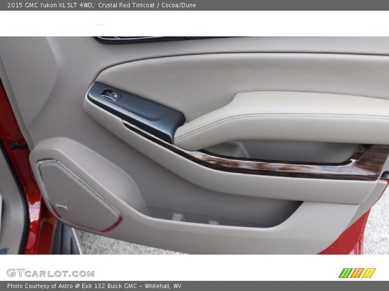 Crystal Red Tintcoat / Cocoa/Dune 2015 GMC Yukon XL SLT 4WD