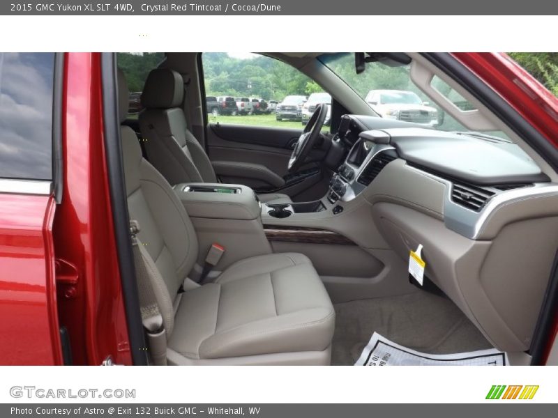 Crystal Red Tintcoat / Cocoa/Dune 2015 GMC Yukon XL SLT 4WD
