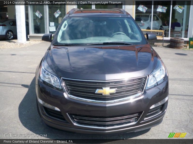 Tungsten Metallic / Dark Titanium/Light Titanium 2014 Chevrolet Traverse LS AWD