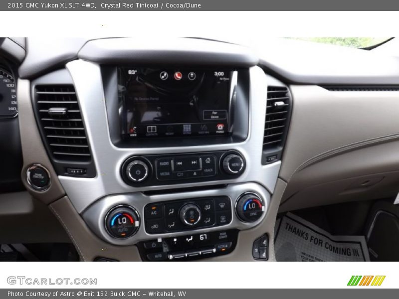 Controls of 2015 Yukon XL SLT 4WD