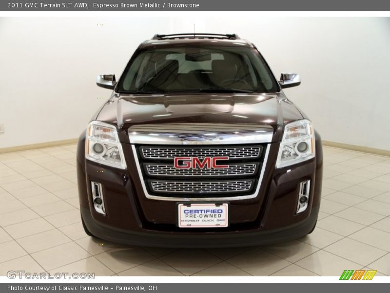 Espresso Brown Metallic / Brownstone 2011 GMC Terrain SLT AWD