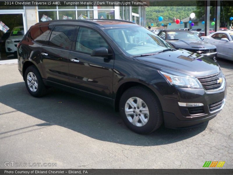 Tungsten Metallic / Dark Titanium/Light Titanium 2014 Chevrolet Traverse LS AWD