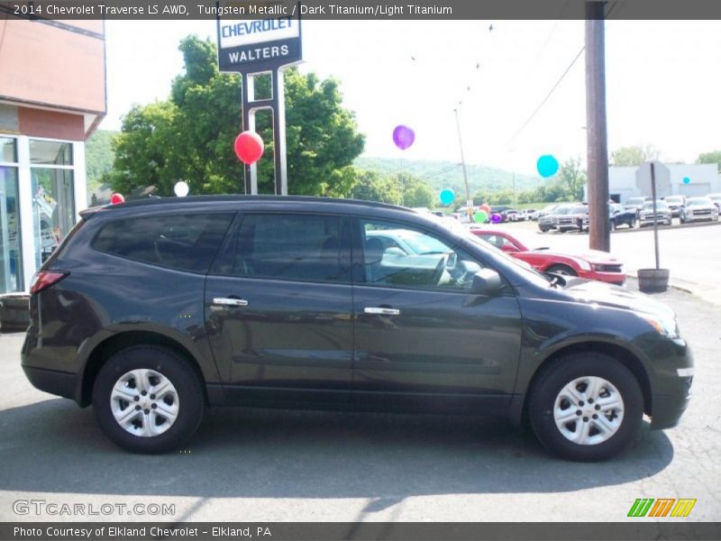 Tungsten Metallic / Dark Titanium/Light Titanium 2014 Chevrolet Traverse LS AWD