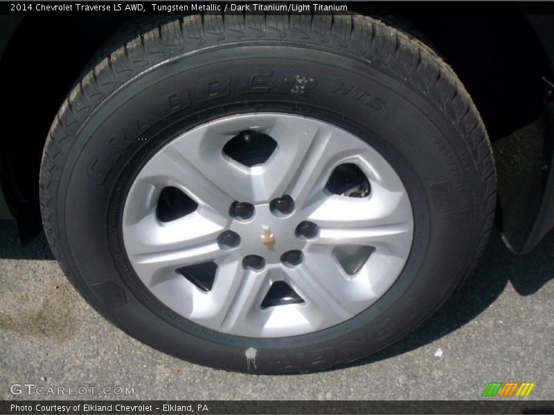 Tungsten Metallic / Dark Titanium/Light Titanium 2014 Chevrolet Traverse LS AWD
