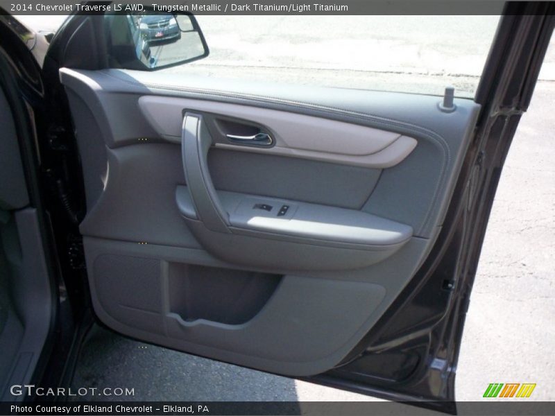 Tungsten Metallic / Dark Titanium/Light Titanium 2014 Chevrolet Traverse LS AWD