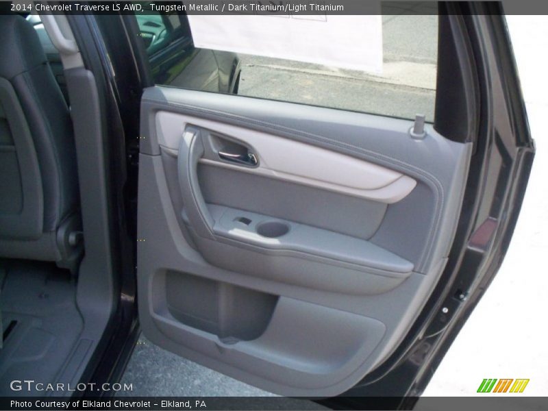 Tungsten Metallic / Dark Titanium/Light Titanium 2014 Chevrolet Traverse LS AWD