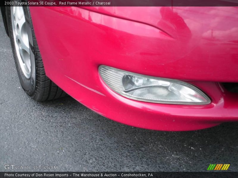 Red Flame Metallic / Charcoal 2003 Toyota Solara SE Coupe
