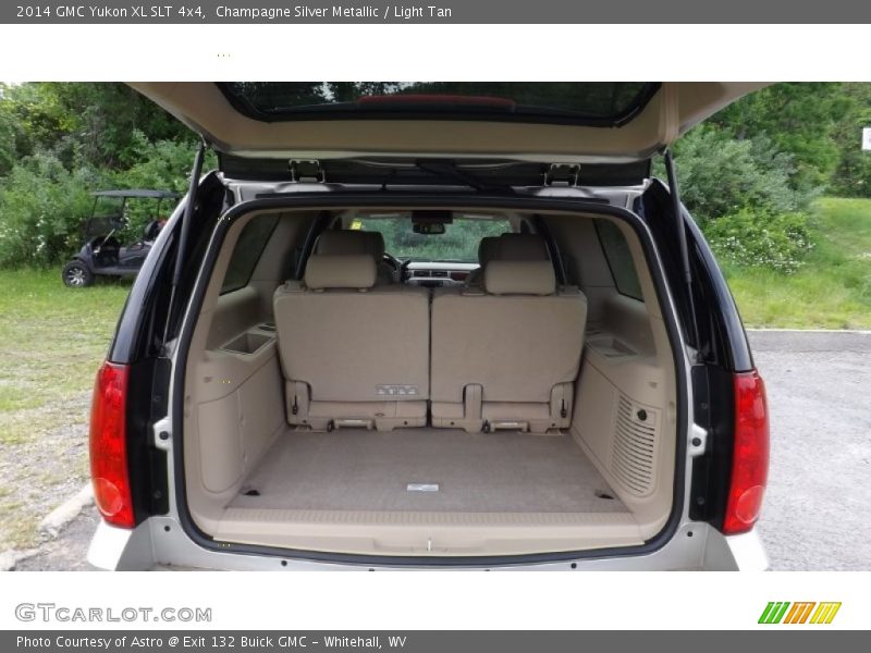 Champagne Silver Metallic / Light Tan 2014 GMC Yukon XL SLT 4x4
